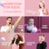 YLL Mini Karaoke Machine for Kids Adults, Portable Bluetooth Speaker with 2 Wireless Microphones,18 - Image 7