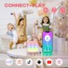 YLL Mini Karaoke Machine for Kids Adults, Portable Bluetooth Speaker with 2 Wireless Microphones,18 - Image 6