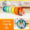 Moncoland Kids Play Tunnel Tent for Toddlers, Colorful Pop Up Crawl Tunnel Toy for Baby or Pet with - Image 3