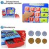 HYLH Kids Baby Electronic Cash Register Toy Pretend Play Educational Toy Grocery Supermarket Cashier - Image 3
