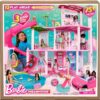Barbie Dreamhouse, 75+ Pieces, Pool Party Doll House with 3 Story Slide - Image 9