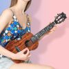 YHRJ Ukalalee for adults 3A Acacia wood veneer ukulele, Exquisite deep-sea abalone shell decoration - Image 3