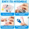 COcnny Animal Finger Puppets Crafts - 20pcs DIY Farm Felt Hand Puppet Making Kit for Kids, Make Your - Image 4