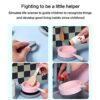 JW-YZWJ Wooden Pink Kitchen Toy Set Children's Cooking Stove Boy And Girl Simulation Early Education - Image 7