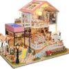UDYGQM Doll Houses Dolls House Miniature Dollhouse Kit DIY Dollhouse Wooden Miniature Furniture Kit - Image 2