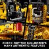 LEGO Technic App-Controlled Cat D11 Bulldozer 42131 Building Set for Adults (3,854 Pieces) - Image 4