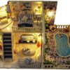 UDYGQM Romantic and Cute Dollhouse Miniature DIY House Kit Creative Room Perfect DIY Gift for - Image 2