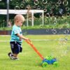 Lydaz Bubble Mower For Toddlers, Kids Blower Machine Lawn Games, Outdoor PUSh Toys, Christmas - Image 5