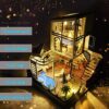XBSLJ Doll Houses dolls house Dollhouse Miniature DIY House Kit Creative Room with Furniture And - Image 3