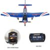 Remote Control Airplane 6-CH RC Plane Ready To Fly With LED Navigation Lights Radio Controlled Plane - Image 5