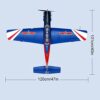 Remote Control Airplane 6-CH RC Plane Ready To Fly With LED Navigation Lights Radio Controlled Plane - Image 8