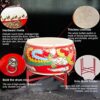 Hand-Painted Flat Drums Dragon Drums Dragon And Phoenix Drums Gong Drums Big Drums Contains Drum - Image 4