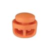 west coast paracord double barrel cord lock draw string toggle - & pack 1000 pack orange - Image 2