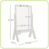 Little Partners® Peek-A-Boo Art Easel - Two Sided Clear Plexi Glass Paint Easel - Easy Erase Acrylic - Image 7