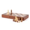 ksamwjf Board Game Set, Magnetic Glass Chess, Classic Chess Set, With Wooden Chess Board ＆ Pieces - Image 4