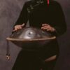 STORYSUNG Handpan Drum 9 Notes 22 Inches Tongue Drum Mandala Tank Drum Steel Percussion Drum - Image 4