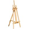 ZLazy Easel, Foldable Solid Wood Painting Art Boards Stand Artist Studio Sketching Tool Floor - Image 2