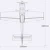 Rc Plane 4 Channel Remote Control Airplane 3D Stunt Plane 1100mm (43.3") Wingspan Rc Planes With - Image 7