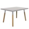 ACEssentials Beech Wood Dipped Kids Table and Stools, 18.9" x 31.4" x 23.6", Gray (3 Piece Set) - Image 7