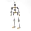 UGNJRMTA Stop Motion Animation Character Skeleton, Stainless Steel Movie Animation Puppet,Metal - Image 3