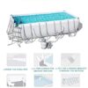 SEFVGHDF Family Swimming Paddling Pools Hot Tub Swimming Pool Large Bracket Adult Kids Home - Image 8