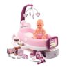Smoby - Baby Nurse Electronic Nursery With Doll and 24 Accessories, Pink - Image 2