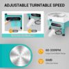 Donken Pottery Wheel 350W Electric Pottery Machine DIY Clay Tool Kit with Detachable Basin, Digital - Image 6