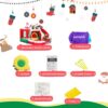 AirMyFun Inflatable Christmas Bounce House with Slide Inflatable Santa Claus Snow House Bouncy House - Image 7
