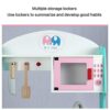 JW-YZWJ Children's Simulation Wooden Kitchen Kitchen Utensils Gas Stove Cognitive Early Education - Image 5
