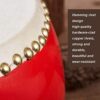 KAFELE Traditional Chinese Red Drum War Drum Cowhide Drum Big Drum Hall Drum Flat Drum Ethnic Drum - Image 4