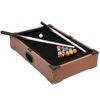 FZYE 20 Inch Wooden Billiard Table, Mini Indoor Table Sport Game Set, Miniature Game, Family Fun - Image 5