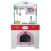 JW-YZWJ Children's Simulation Wooden Kitchen Kitchen Utensils Gas Stove Cognitive Early Education - Image 2