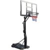 ZAIHW Portable Boards Kids Portable Height Adjustable Basketball Hoop Stand, 47 Inch Backboard, - Image 5