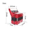 22 Key 8 Bass Professional Piano Accordion, Adjustable Straps Musical Instrument, For Kids Beginners - Image 8