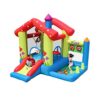 WRJY Kids Bouncy Castle Home Toy House Amusement Park Small Trampoline Naughty Castle Water Slide - Image 2