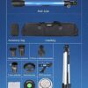 Telescopes for Adults Space Telescopes for Astronomy Kit for Kids 700/60mm HD Refractor Outdoor - Image 7