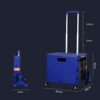 REJOON Hand Trucks Portable Supermarket Shopping Cart Stair-Climbing Shopping Trolley for The - Image 7