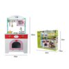 JW-YZWJ Children's Simulation Wooden Kitchen Kitchen Utensils Gas Stove Cognitive Early Education - Image 6