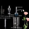QIVGXBO Leunlee Home Distillation Kit 500ml,Lab Glassware Apparatus Rose Laboratory Pure Water - Image 6