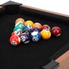 FZYE 20 Inch Wooden Billiard Table, Mini Indoor Table Sport Game Set, Miniature Game, Family Fun - Image 6