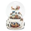 BGSFF Musical Boxes Music Boxes 12 * 16.5CM Santa Sleigh Snow Ball Crystal Ball Music Box Craft Home - Image 2