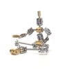 UGNJRMTA Stop Motion Animation Character Skeleton, Stainless Steel Movie Animation Puppet,Metal - Image 4
