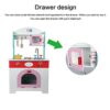 JW-YZWJ Children's Simulation Wooden Kitchen Kitchen Utensils Gas Stove Cognitive Early Education - Image 3