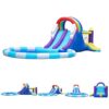 LANGWEI Inflatable Jumping Castle for Kids, 4 in 1 Castle Bounce House with 2 Slides, Climbing Wall - Image 3