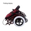 QIVGXBO Leunlee Walker For Seniors Rollator Foldable Mobility Walking Aid,Four-wheeled Walker With - Image 8