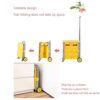Shopping Cart Folding Shopping Cart Trolley Shopping Cart Small Cart Home Trolley Car Supermarket - Image 5