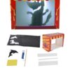 Shadow Puppet Theater, Kid's DIY Shadow Puppets Toys Creativity Educatiol Handmade Shadow Puppet - Image 2