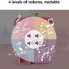 Beyori Children's Small Clip Doll Machine Household Mini Coin-Operated Candy Twisted Toy with Music - Image 6