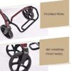 QIVGXBO Leunlee Walker For Seniors Rollator Rollator Adjustable Rolling Walker With Seat For Elderly - Image 6