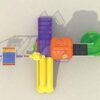 RBWTOYS RBW TOYS Outdoor Playground 6 in 1 Set with Double Slide, Round S- slide, Small House & 1 - Image 5